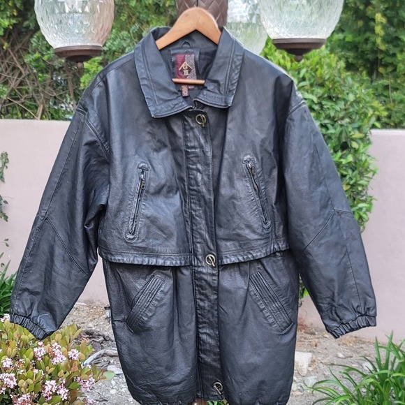 Vtg G-III Leather Jacket Coat - Picture 1 of 7